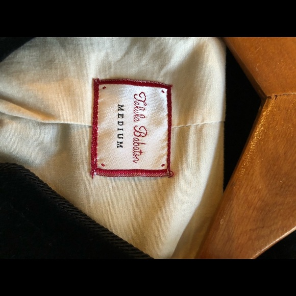 Talula Babaton black velour jacket Medium fits like S - Picture 4 of 6